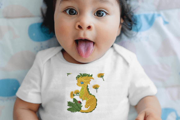 Dragon Dandelion: A Thoughtful Embroidery Design for Meaningful Gifts