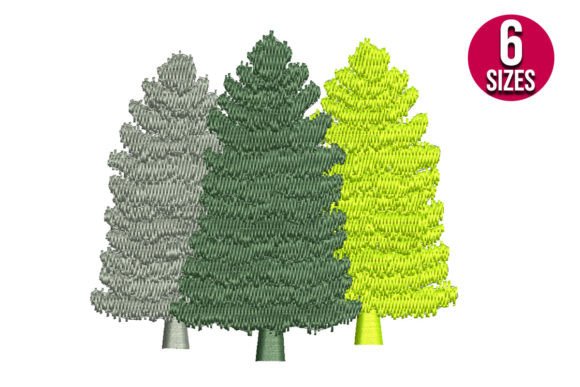 Pine Trees: A Rustic Embroidery Design Worth Your Time